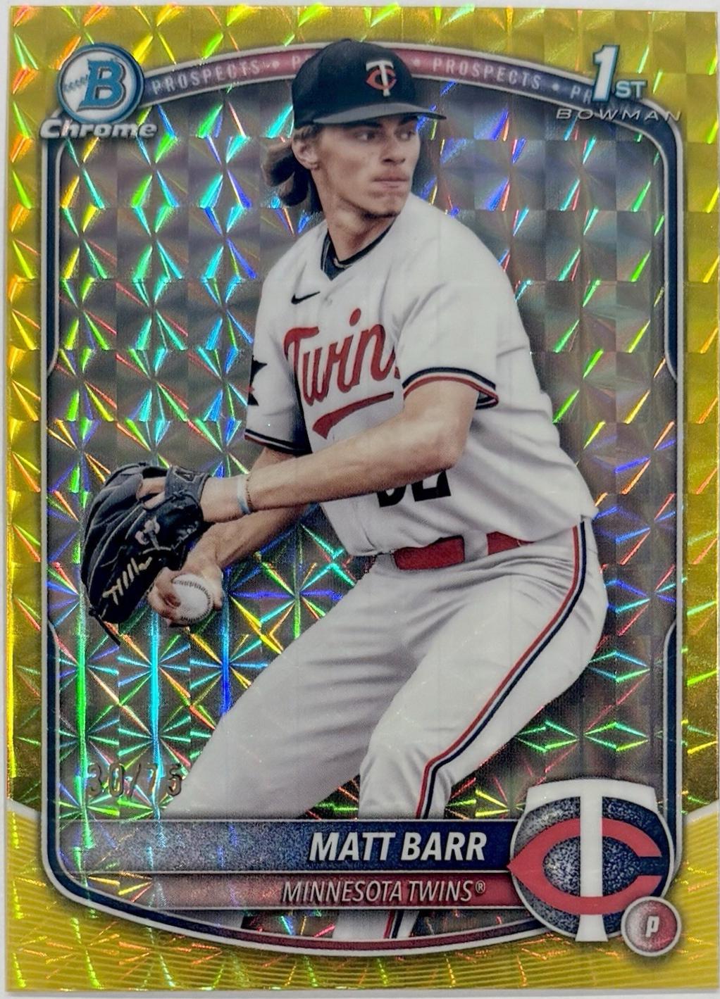 Matt Barr [Yellow Geometric] #BDC-154
