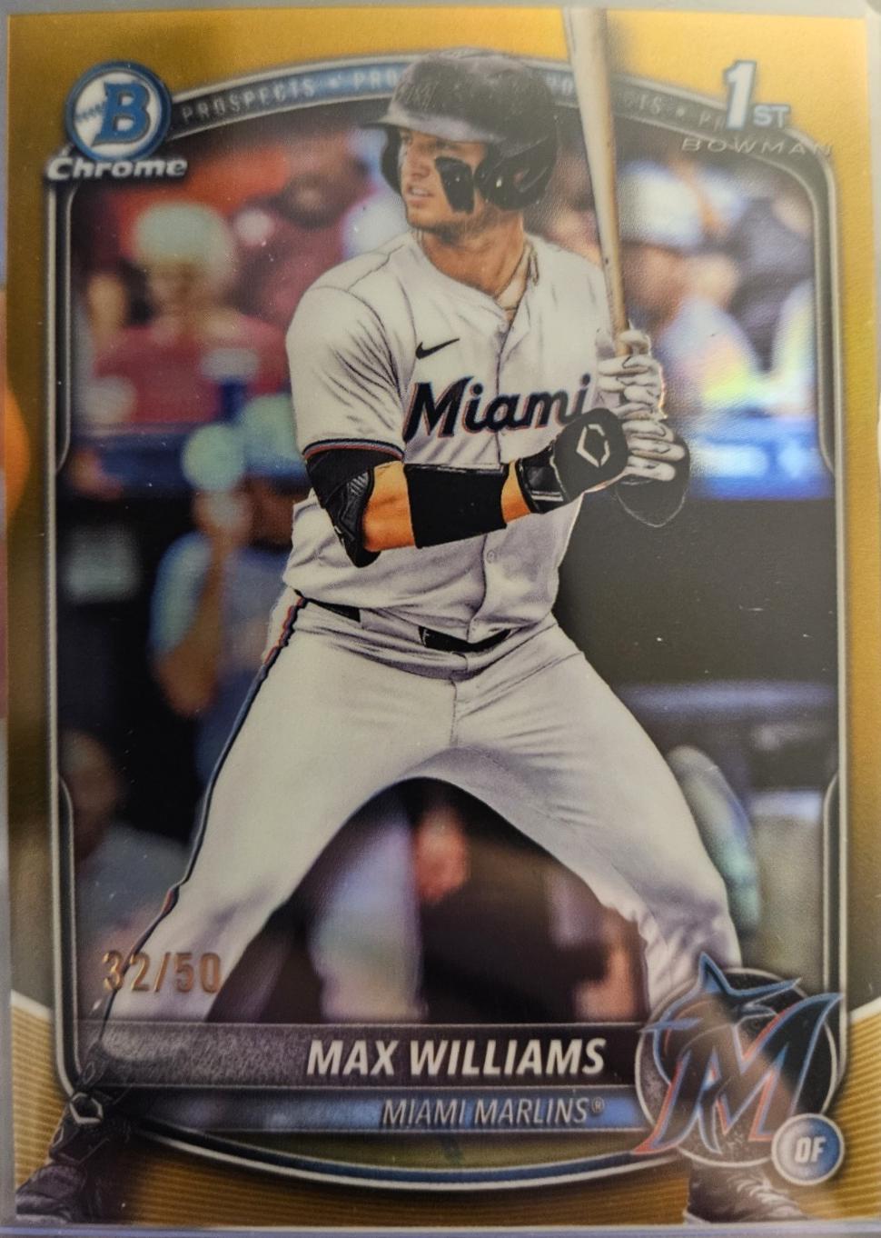 Max Williams [Gold Refractor] #BDC-68