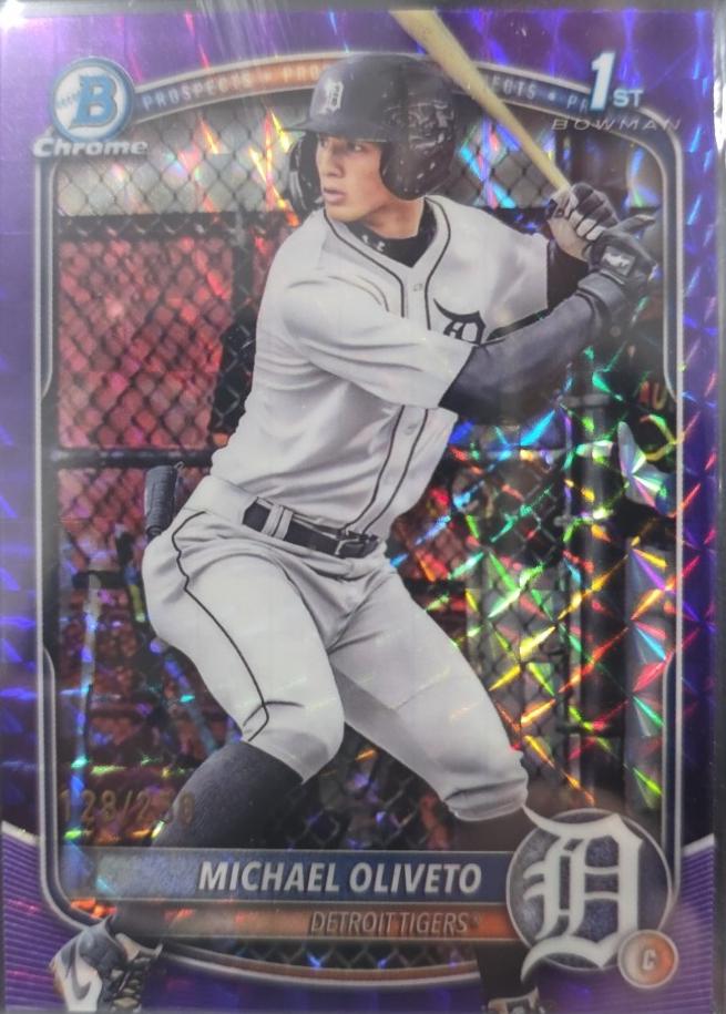 Michael Oliveto [Purple Refractor] #BDC-156