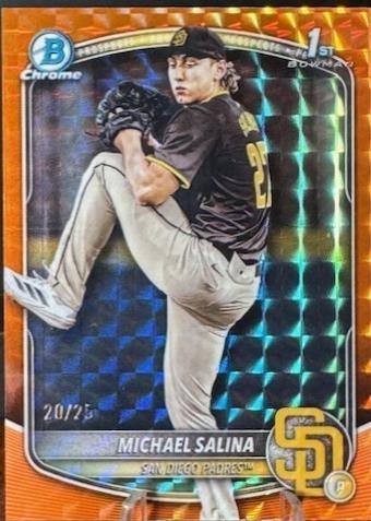 Michael Salina [Orange Geometric] #BDC-76