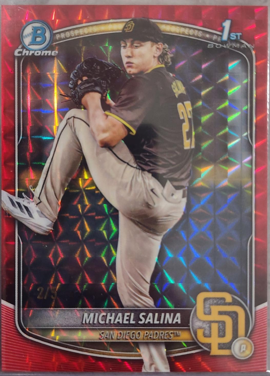 Michael Salina [Red Geometric] #BDC-76