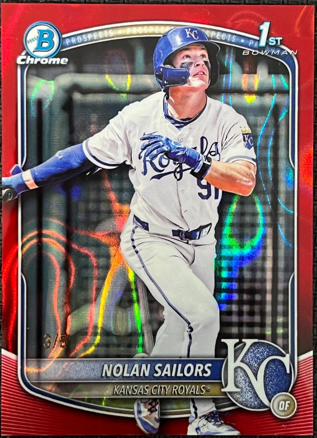 Nolan Sailors [Red Lava Refractor] #BDC-86