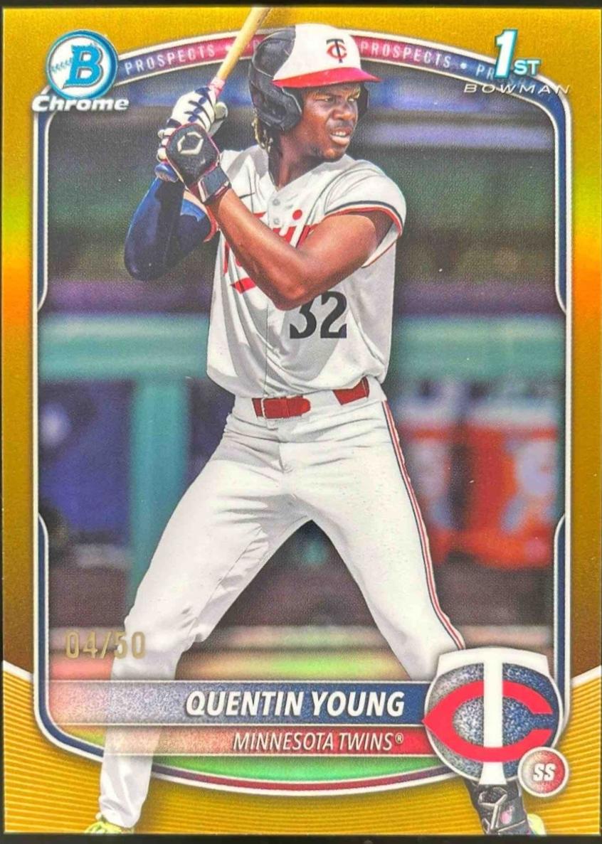 Quentin Young [Gold Refractor] #BDC-92