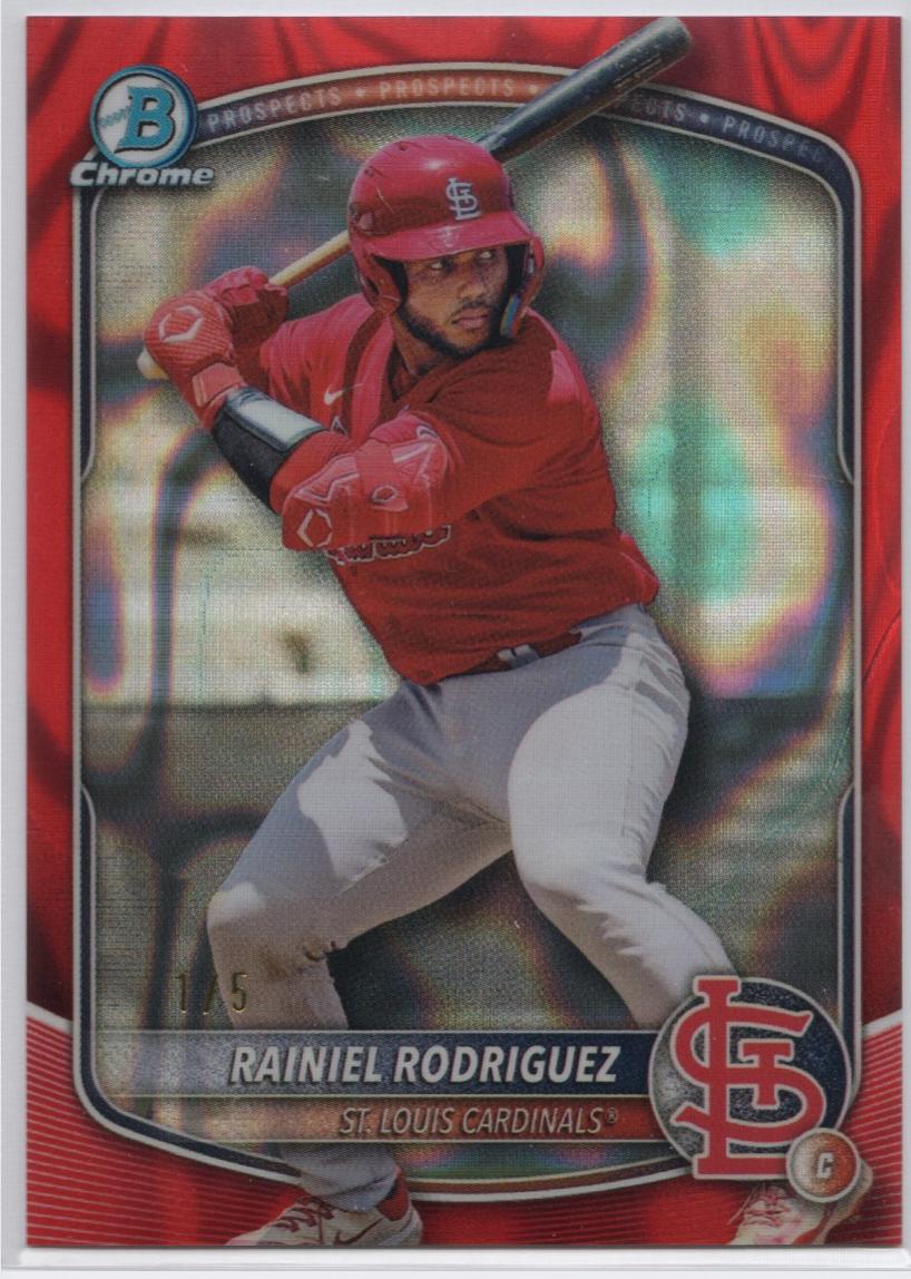 Rainiel Rodriguez [Red Lava Refractor] #BDC-72