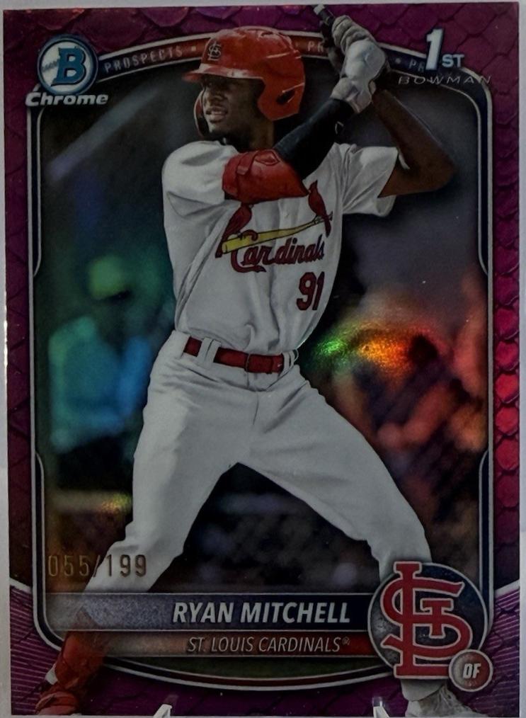 Ryan Mitchell [Fuchsia Reptilian Refractor] #BDC-77