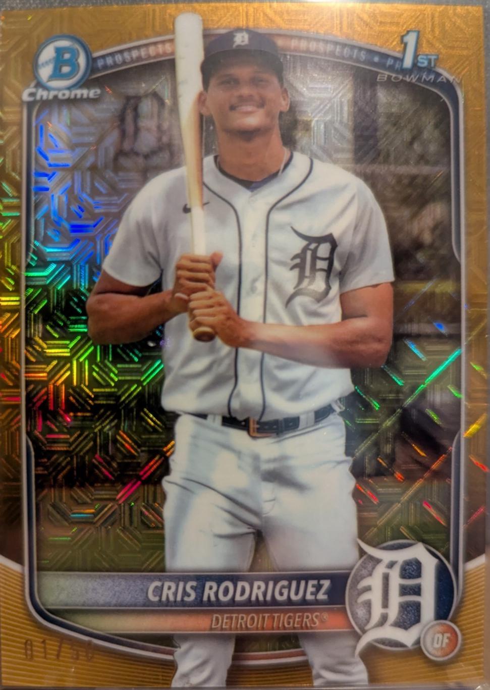 Cris Rodriguez [Gold Refractor] #BCP-250