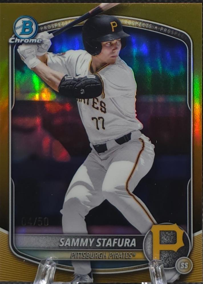 Sammy Stafura [Gold Refractor] #BDC-187