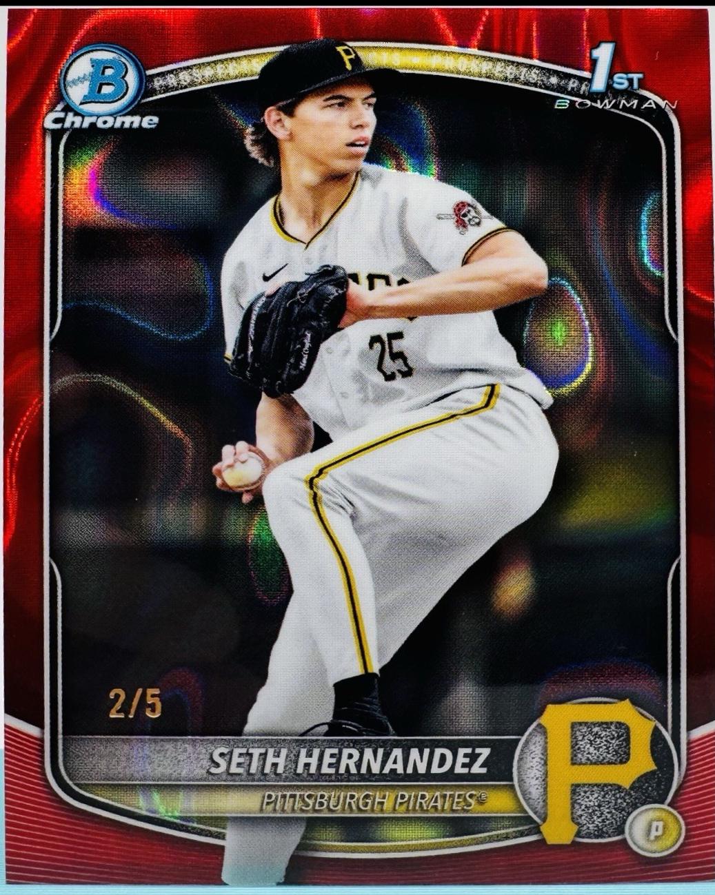 Seth Hernandez [Red Lava Refractor] #BDC-25