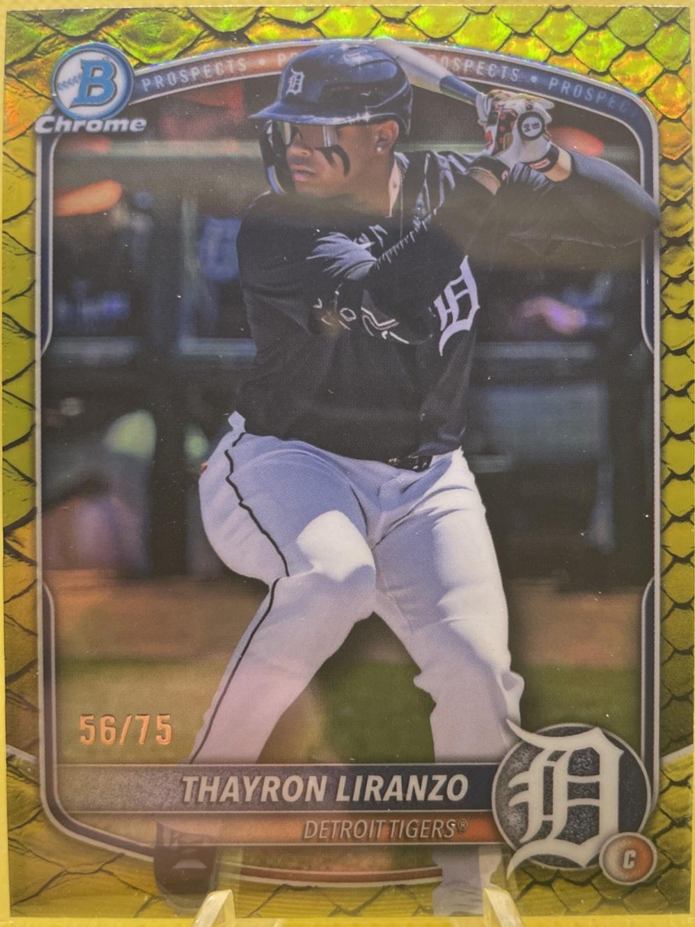Thayron Liranzo [Yellow Reptilian Refractor] #BDC-168