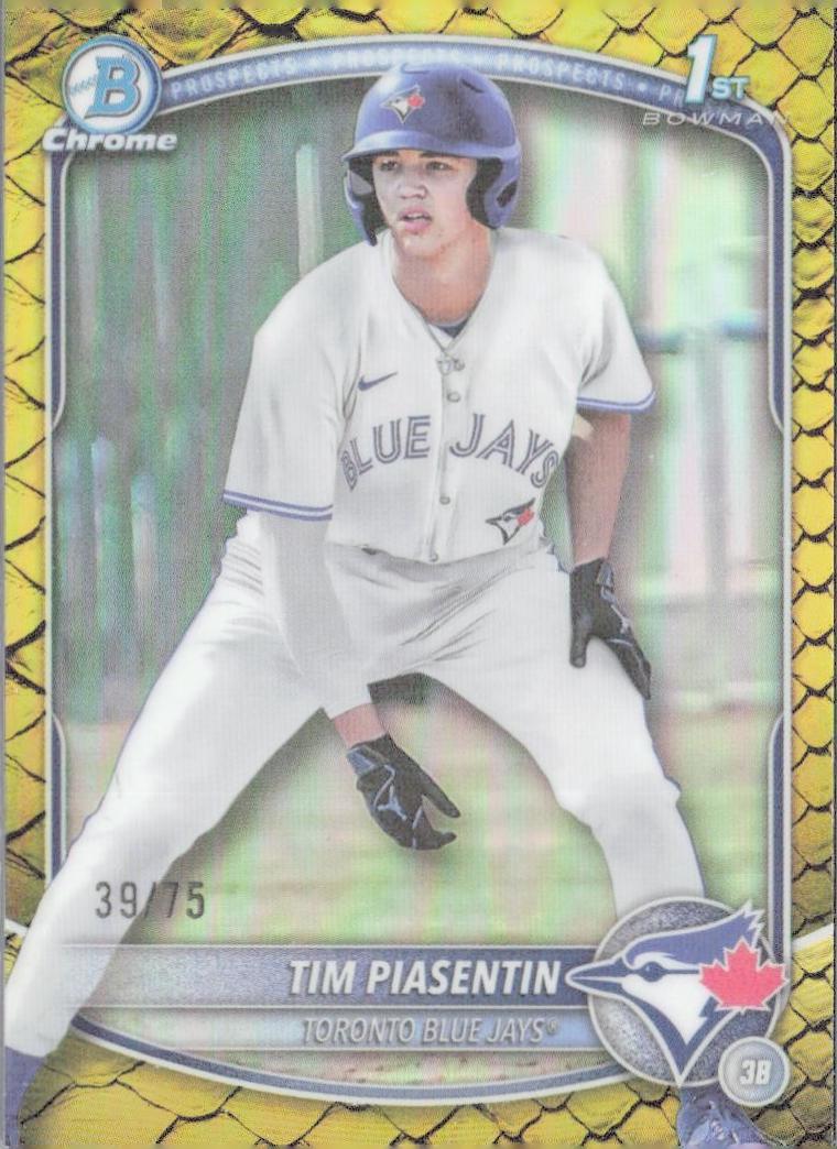Tim Piasentin [Yellow Reptilian Refractor] #BDC-73