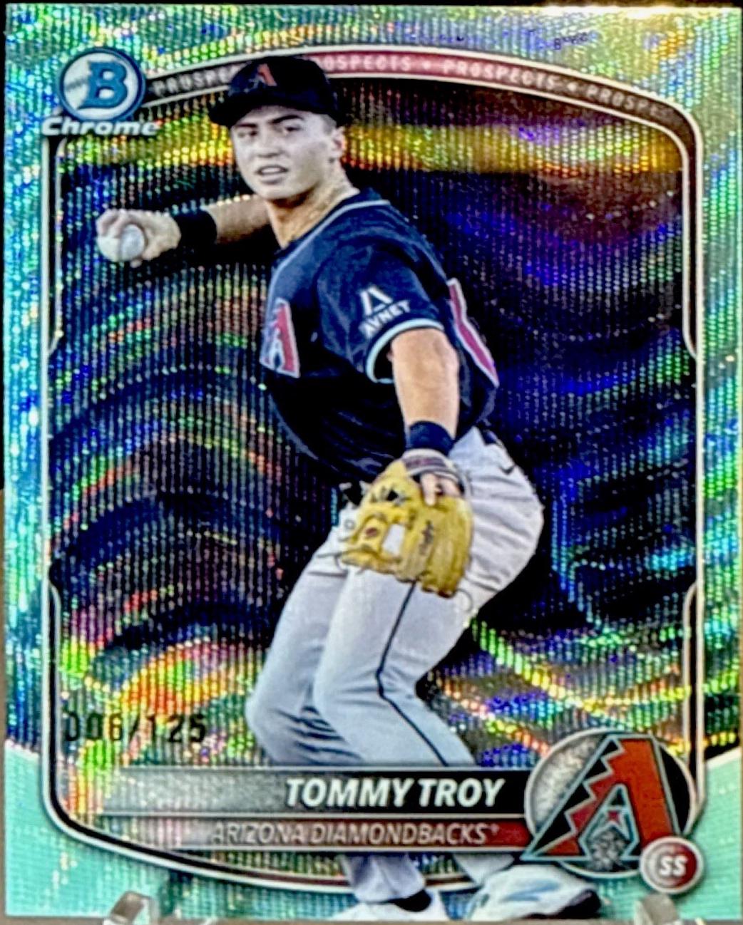 Tommy Troy [Aqua Wave Refractor] #BDC-36