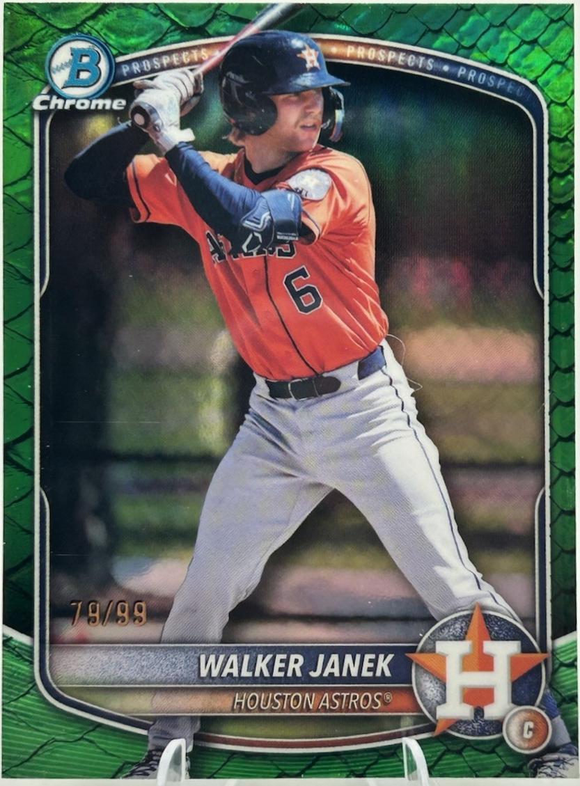 Walker Janek [Green Reptilian Refractor] #BDC-45