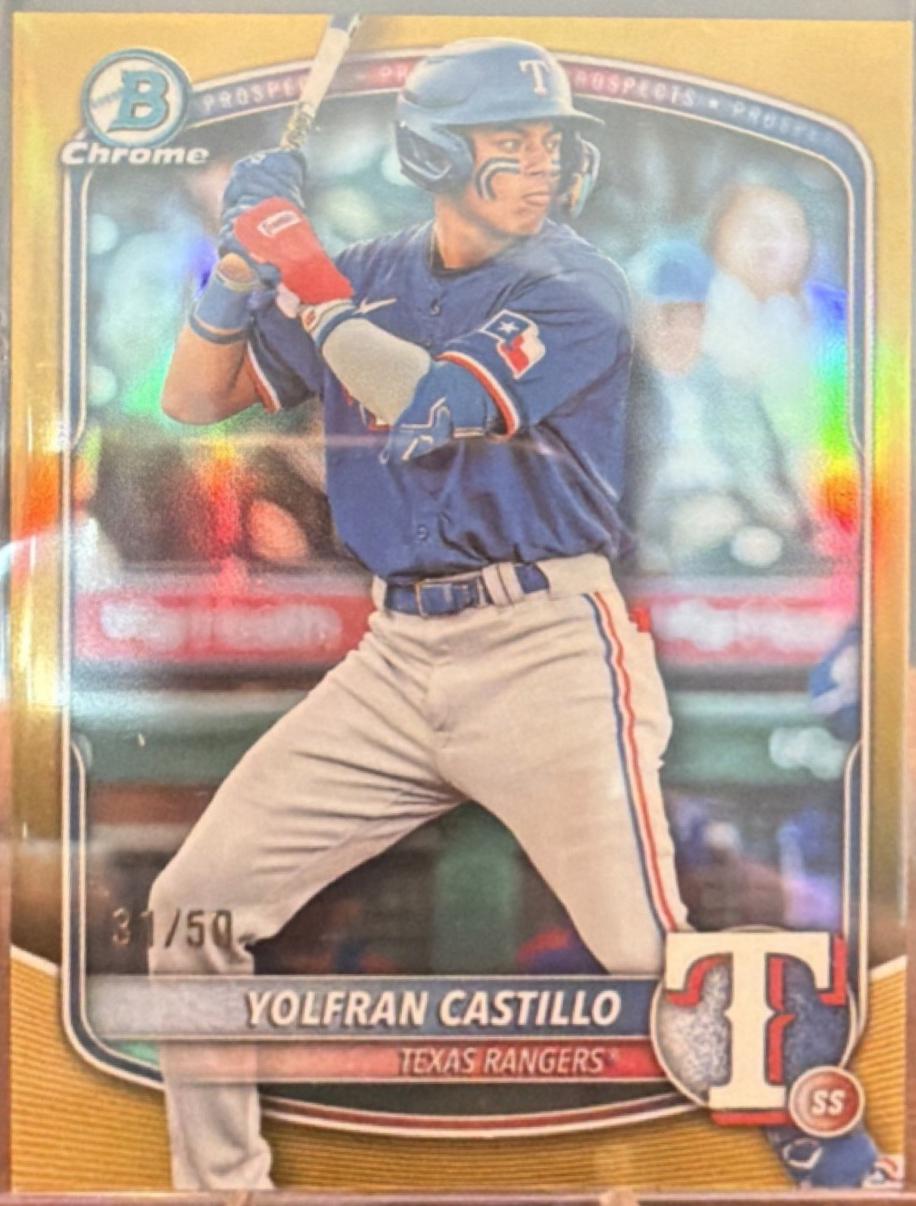 Yolfran Castillo [Gold Refractor] #BDC-107