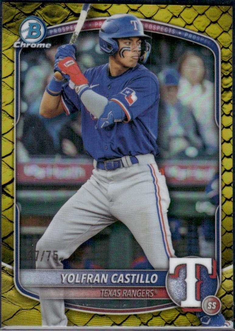 Yolfran Castillo [Yellow Reptilian Refractor] #BDC-107