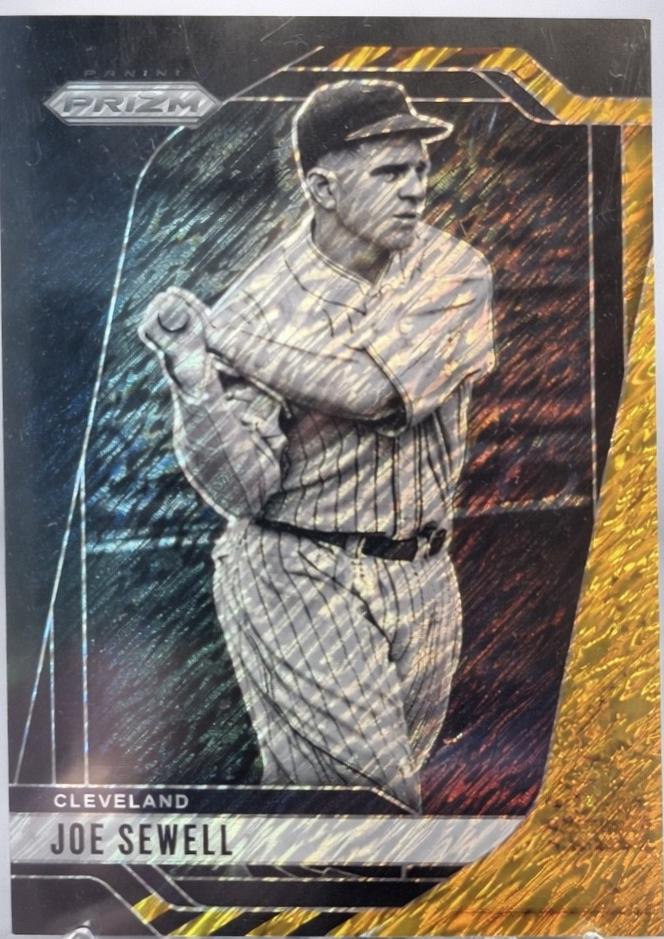 Joe Sewell [Black Gold Shimmer Prizm] #135