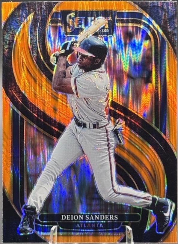 Deion Sanders [Orange Flash] #195