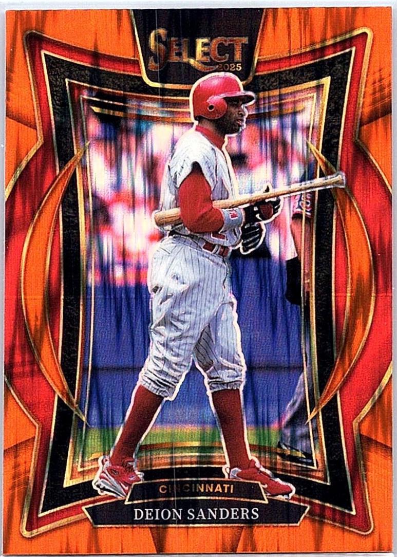 Deion Sanders [Orange Flash] #72