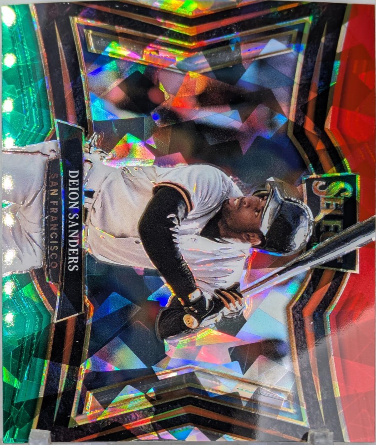 Deion Sanders [Red Green Ice] #243