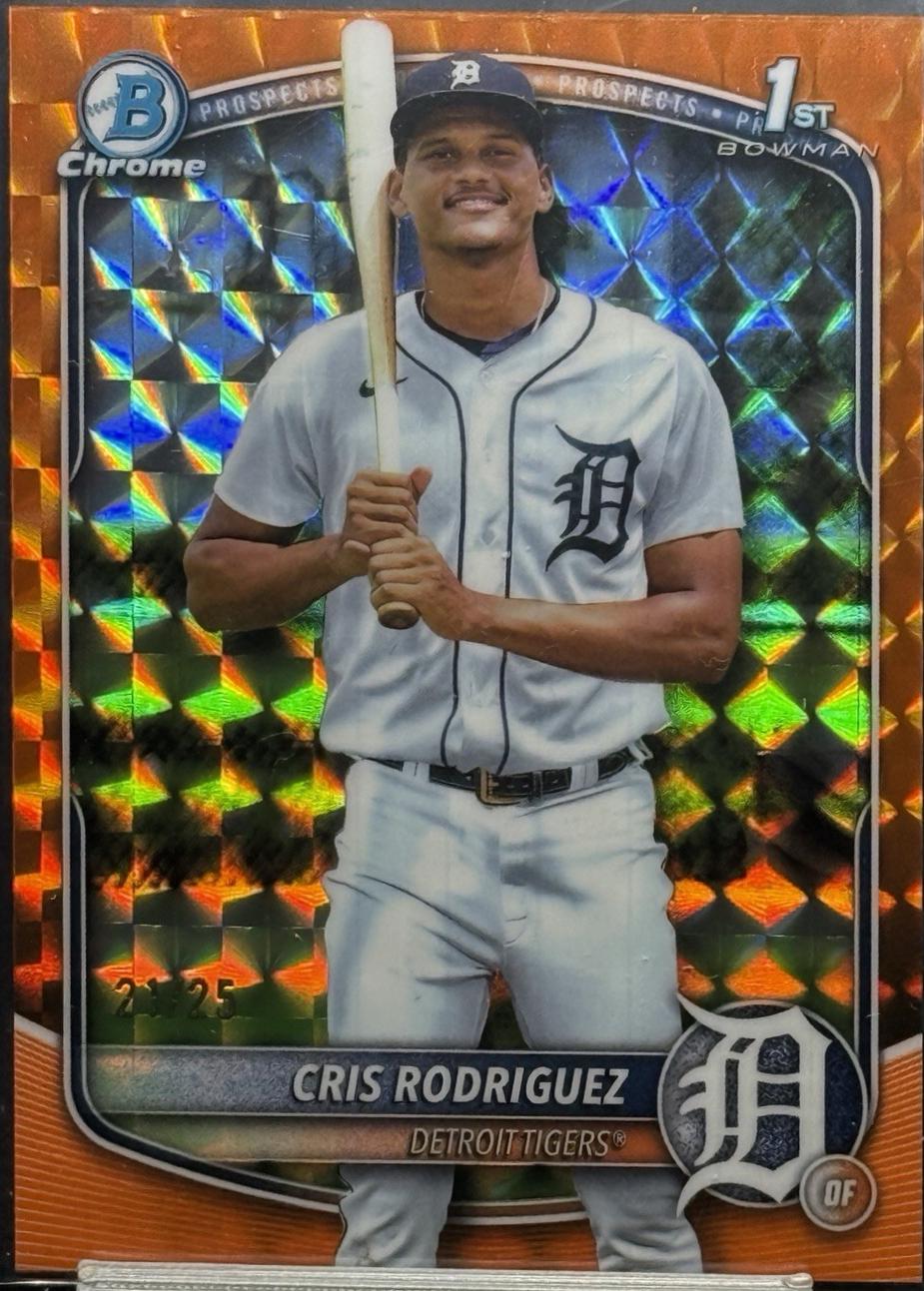 Cris Rodriguez [Orange Geometric Refractor] #BCP-250