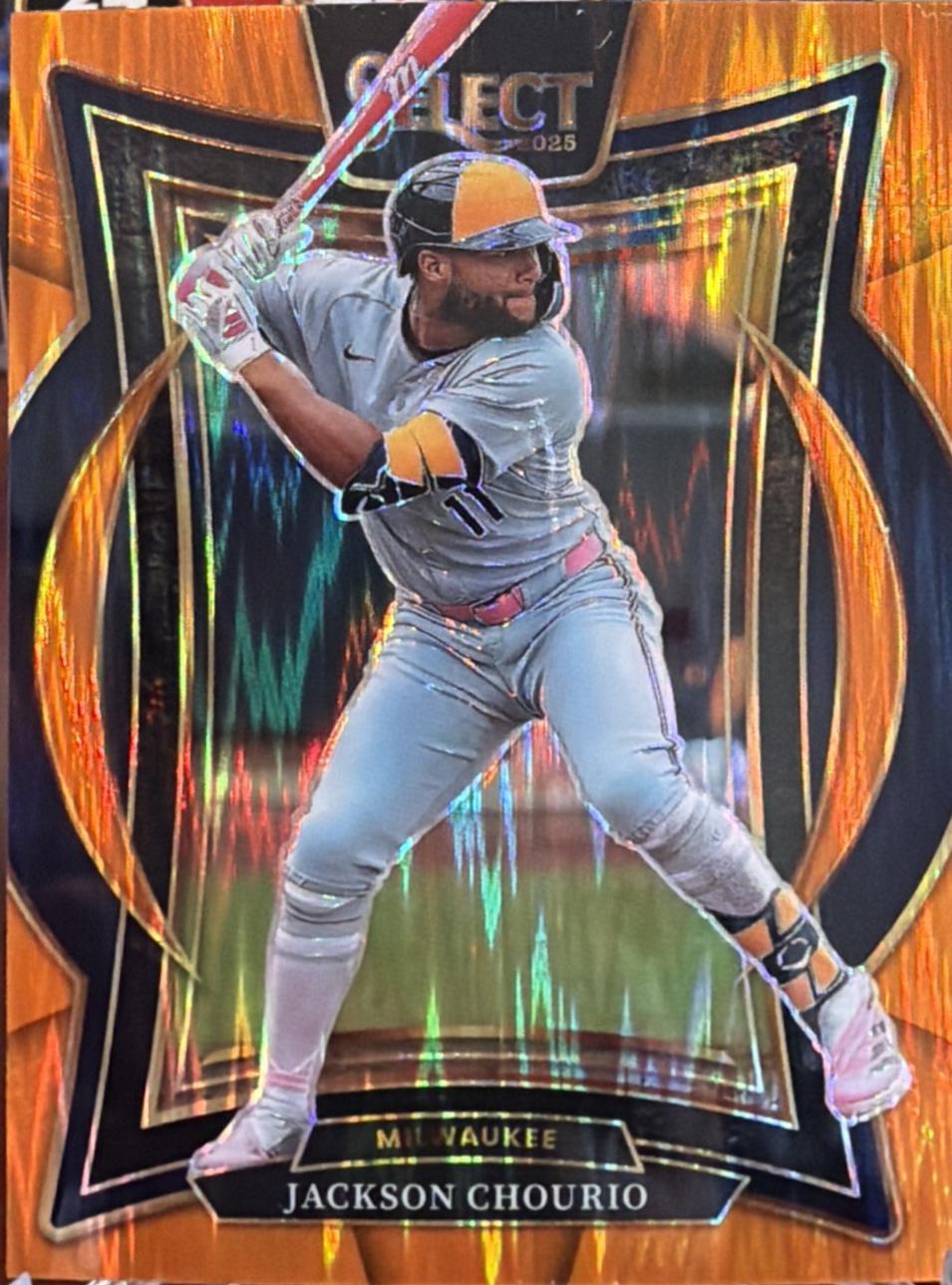 Jackson Chourio [Orange Flash] #90