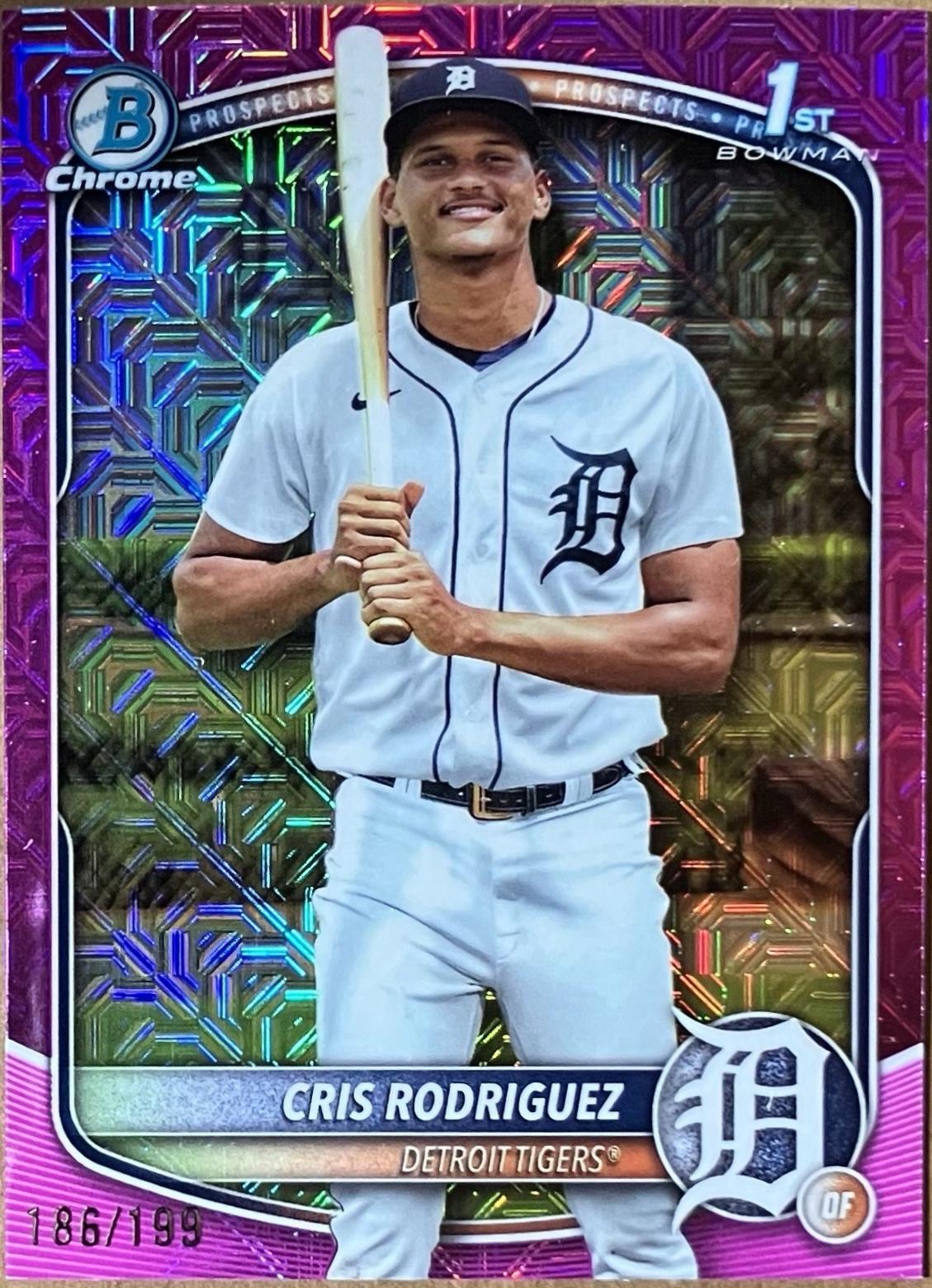 Cris Rodriguez [Pink Mega Refractor] #BCP-250