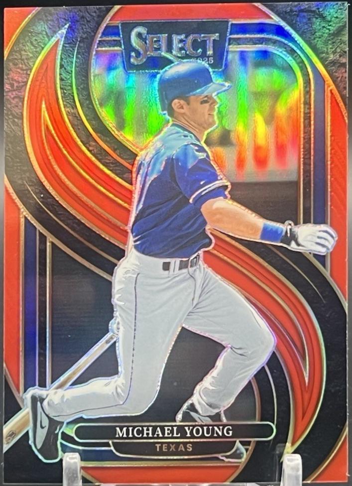 Michael Young [Red Flash] #136