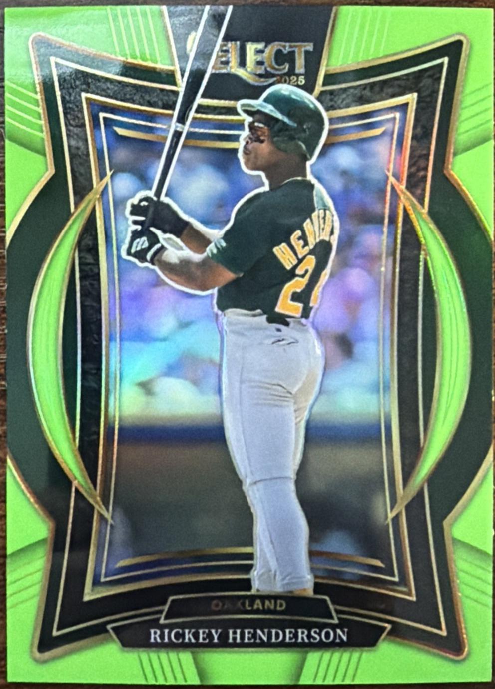 Rickey Henderson [Neon Green] #3