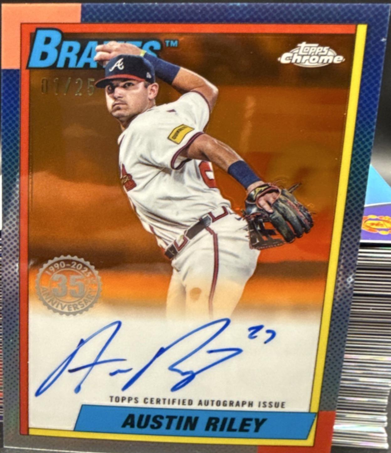 Austin Riley [Orange] #90AU-ARI