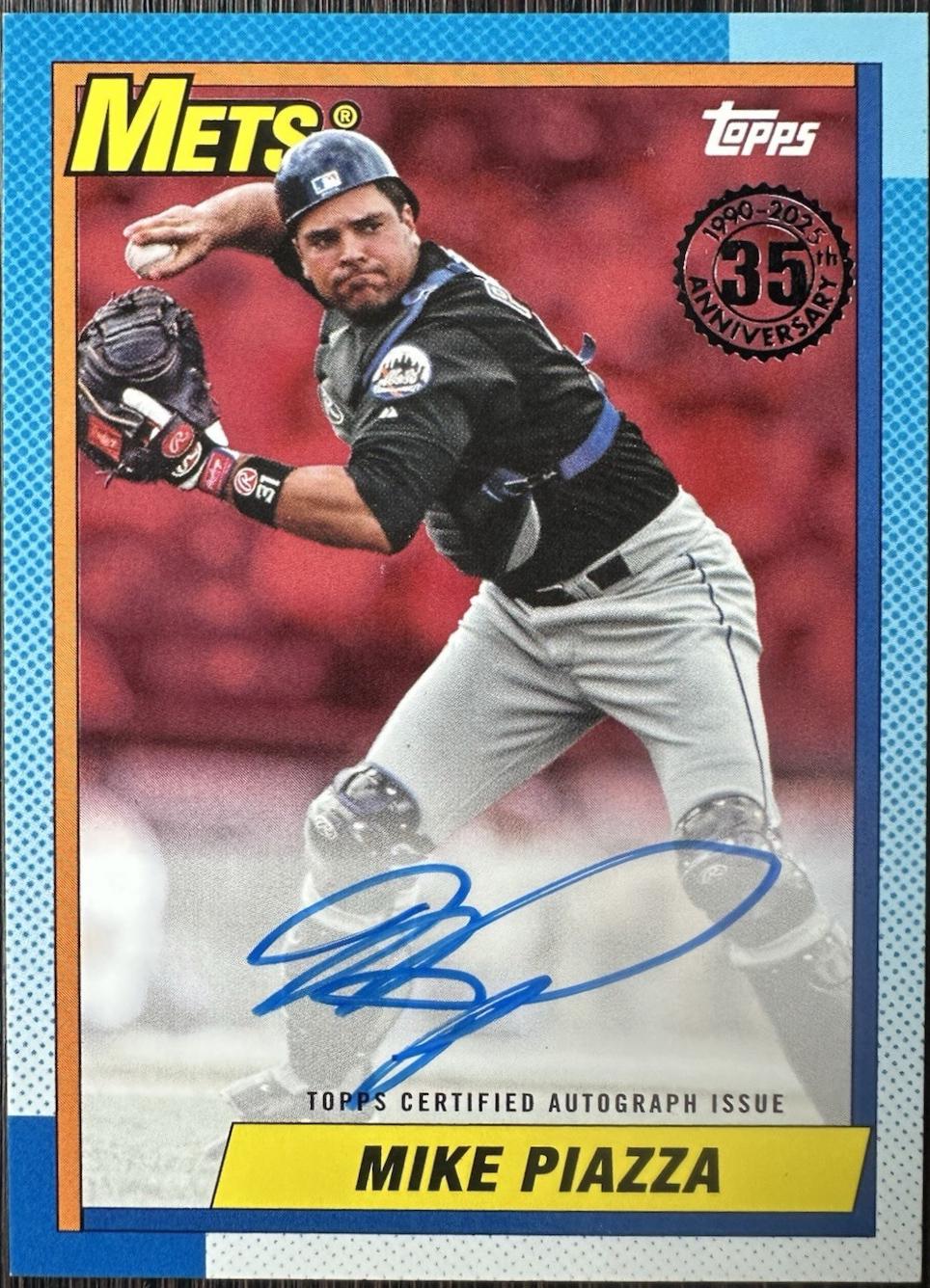 Mike Piazza [Red] #90AU-MP