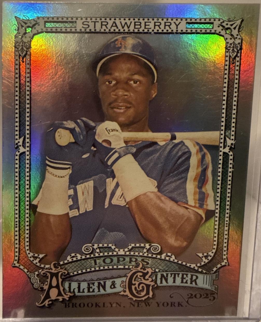 Darryl Strawberry [Purple Refractor Chrome Variation] #192