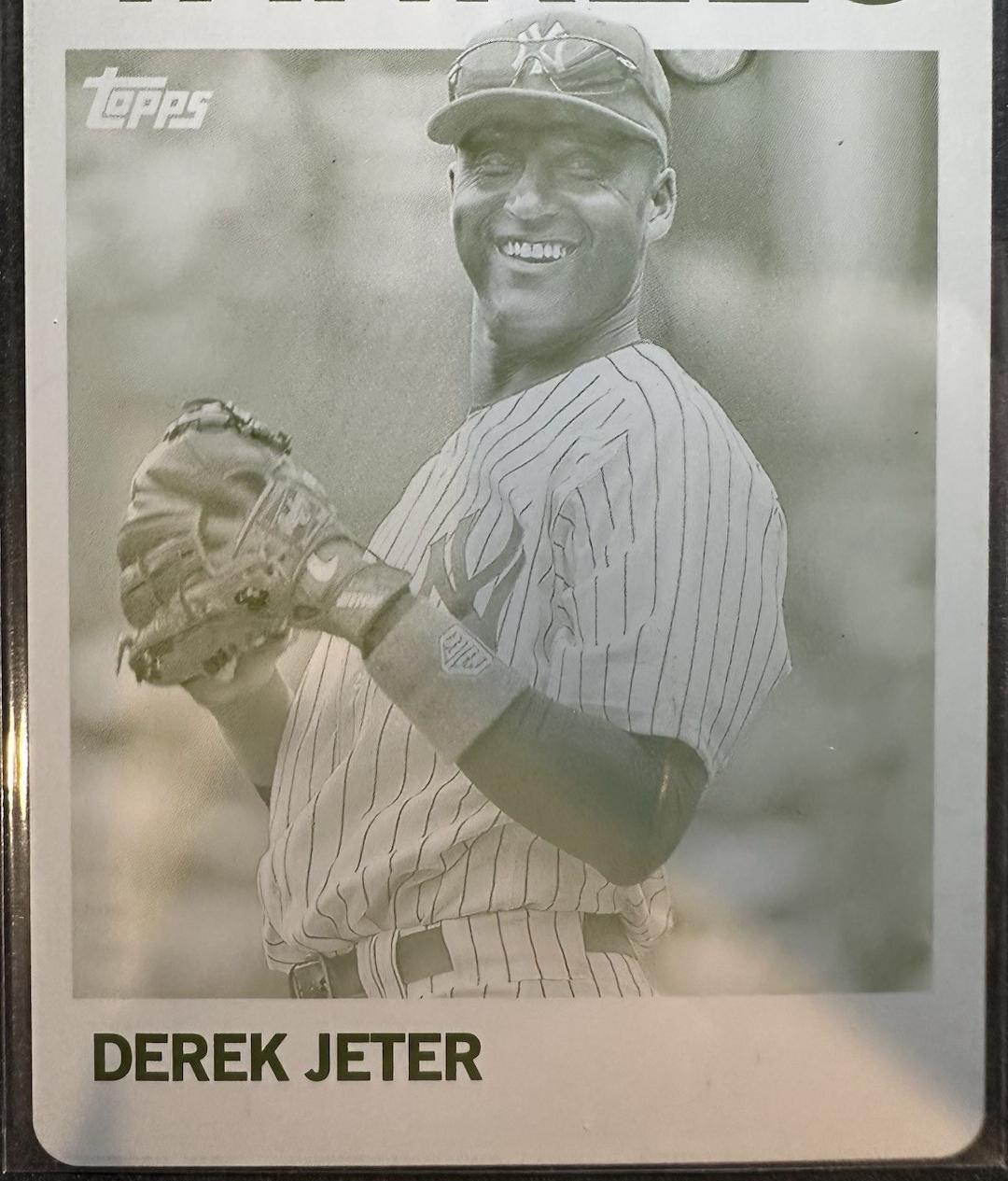 Derek Jeter [Printing Plate] #21