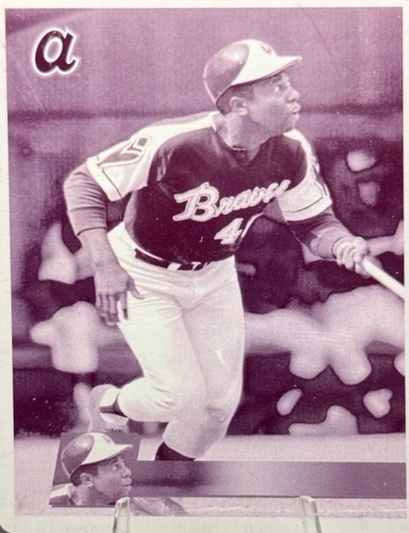 Hank Aaron [Printing Plate] #116