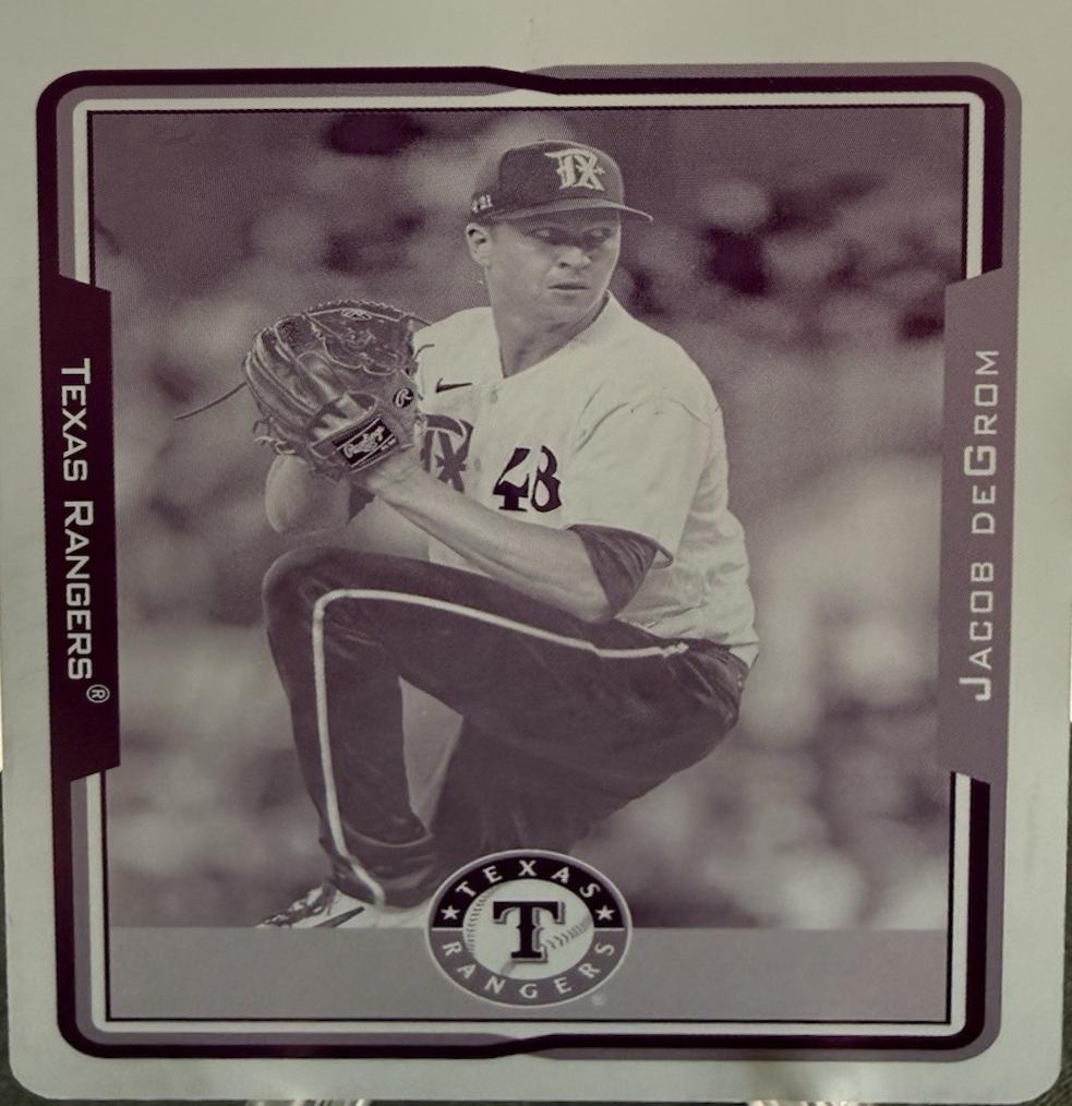 Jacob deGrom [Printing Plate] #285