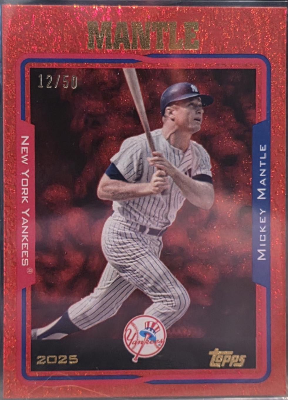 Mickey Mantle [Red] #252