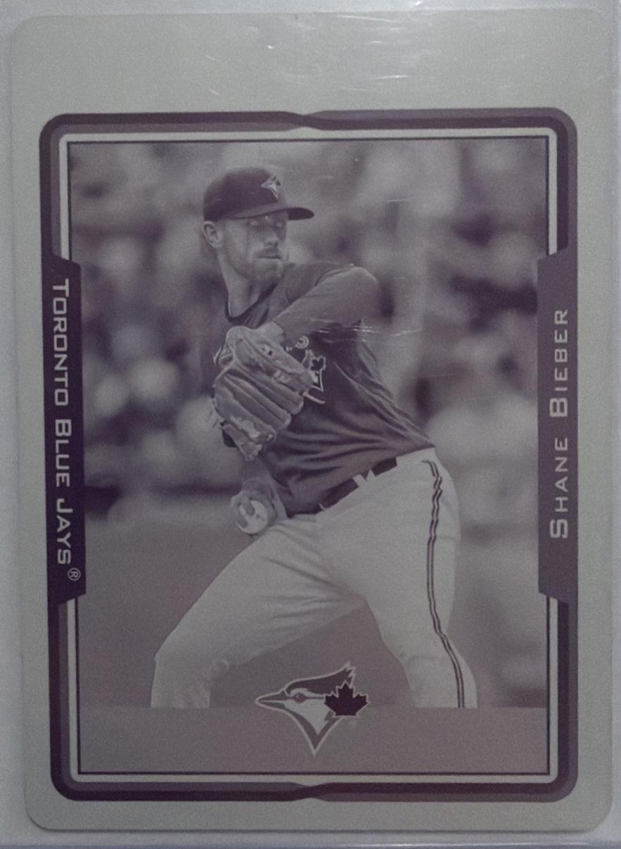 Shane Bieber [Printing Plate] #257