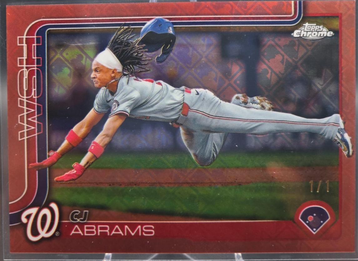CJ Abrams [Rose Gold Refractor] #176