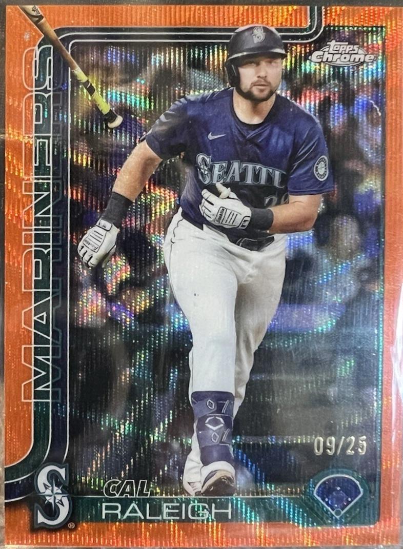 Cal Raleigh [Orange Wave Refractor] #USC45
