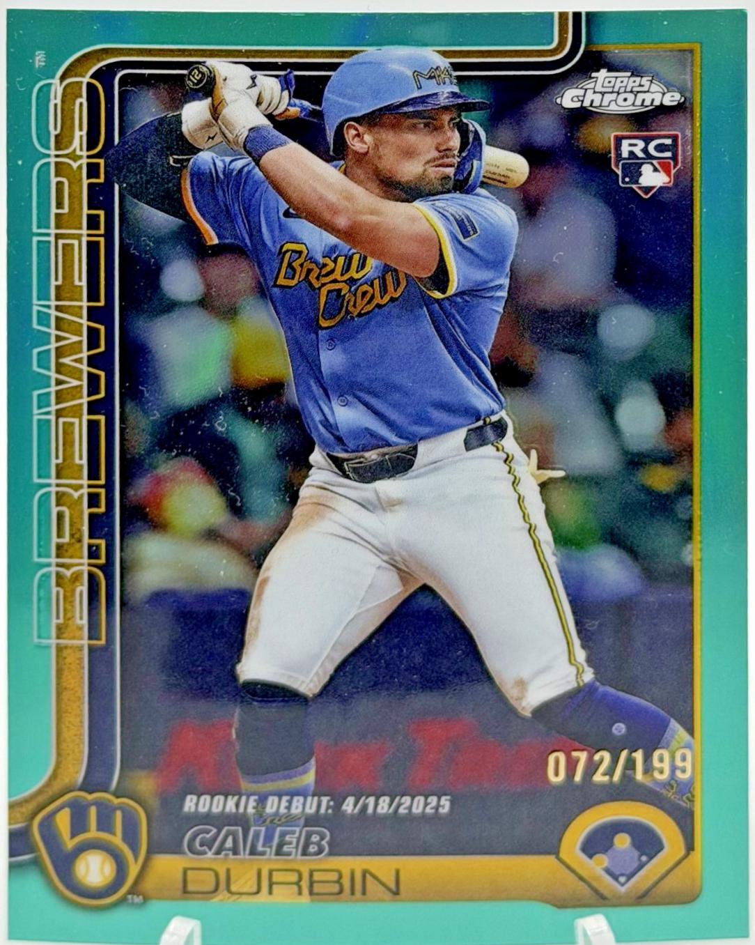 Caleb Durbin [Aqua RayWave Refractor] #USC112