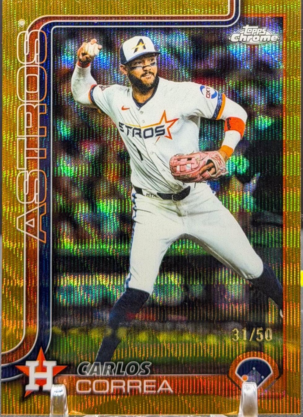 Carlos Correa [Gold Wave Refractor] #USC164