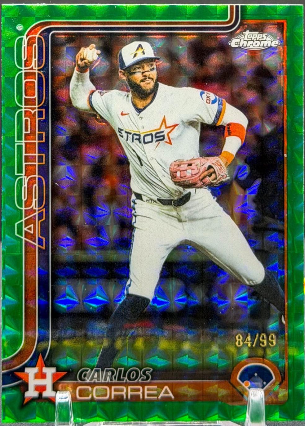 Carlos Correa [Green Geometric Refractor] #USC164