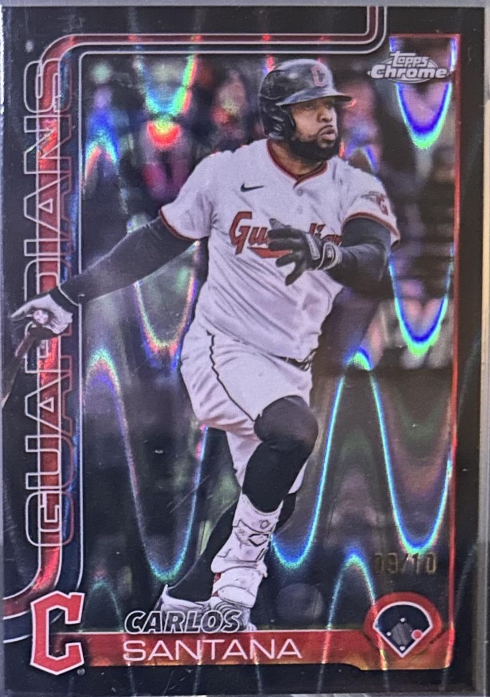 Carlos Santana [Black RayWave Refractor] #USC11