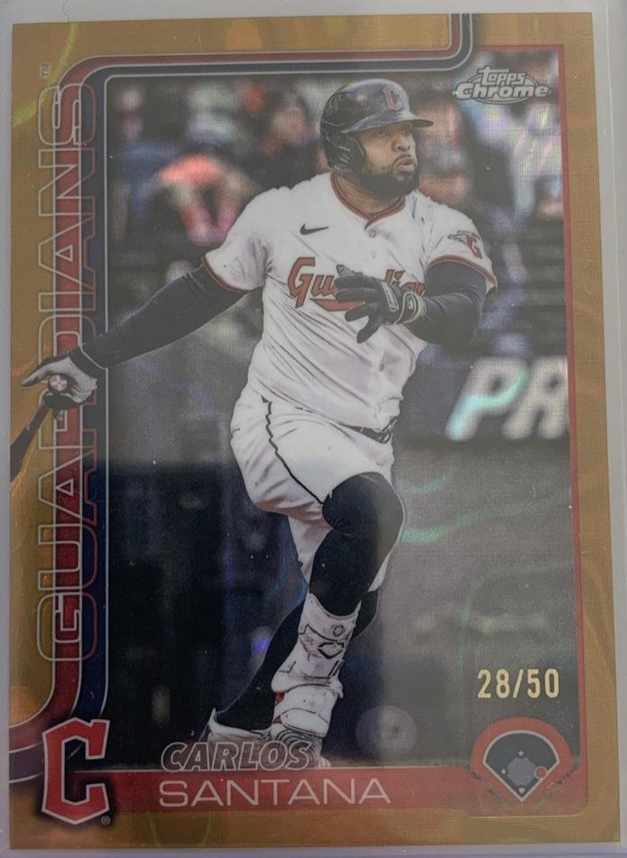 Carlos Santana [Gold Lava Refractor] #USC11