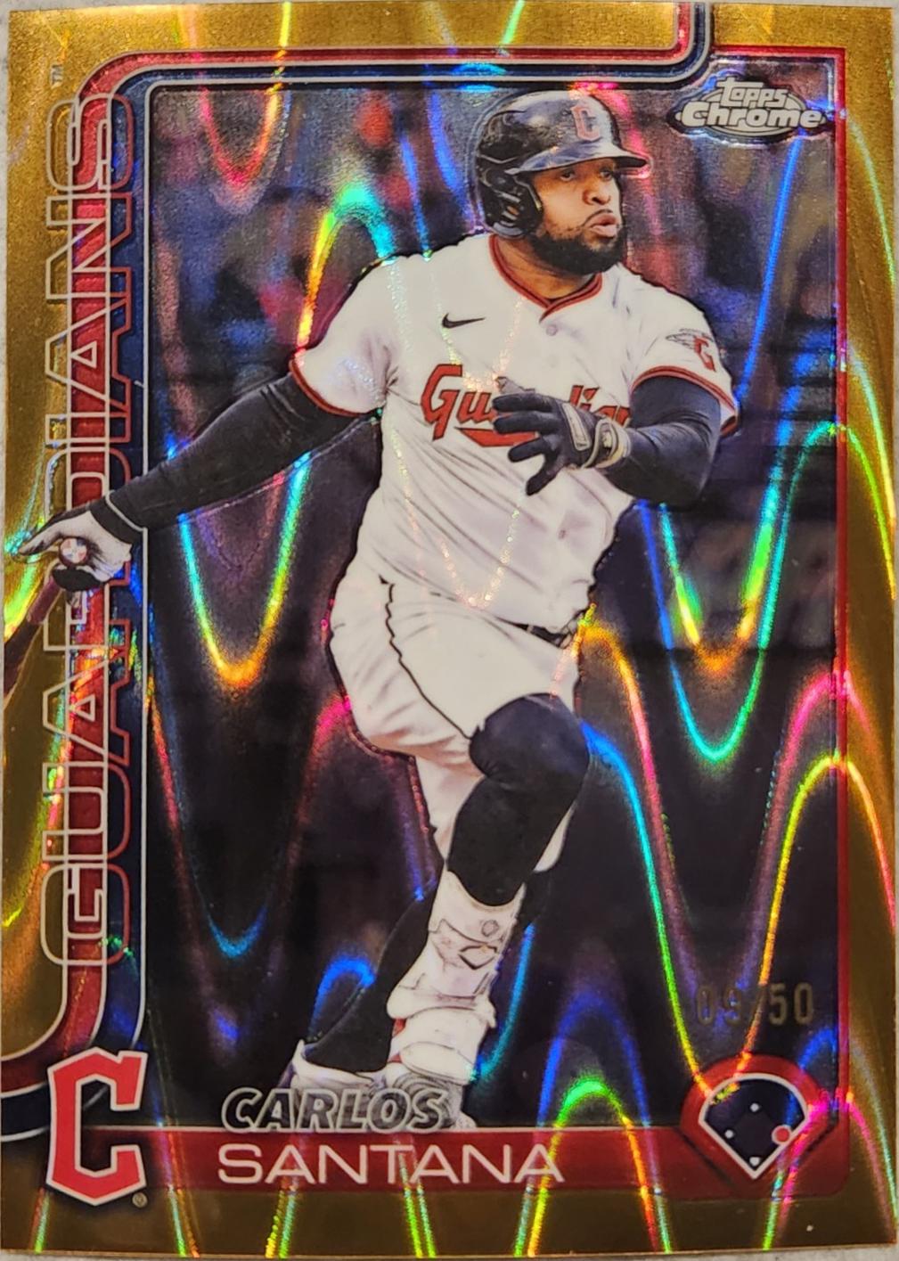 Carlos Santana [Gold Refractor] #USC11