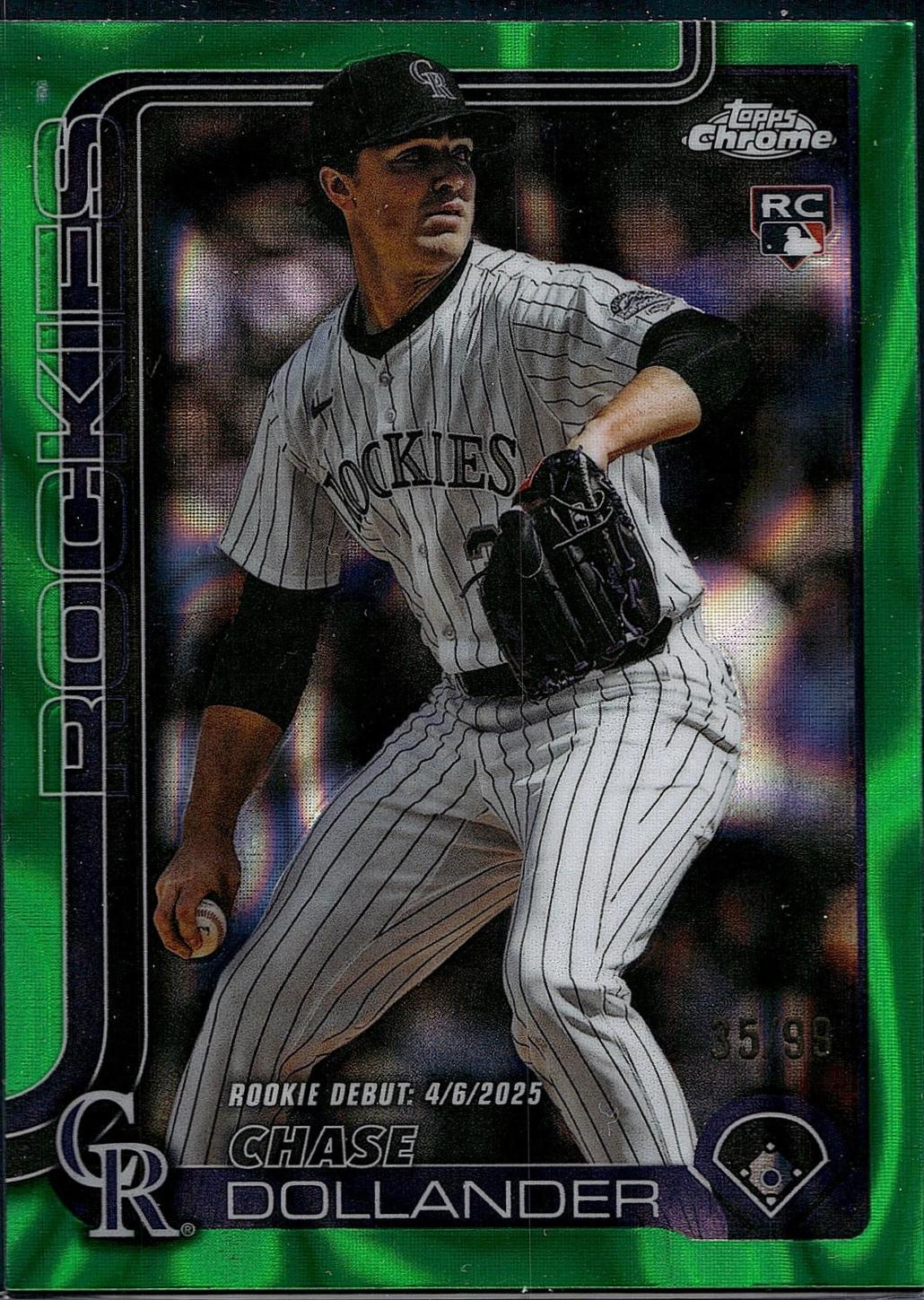 Chase Dollander [Green Lava Refractor] #USC175