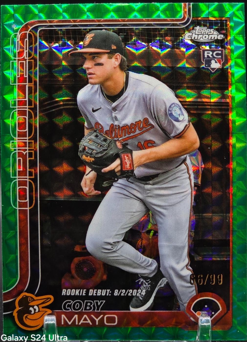 Coby Mayo [Green Geometric Refractor] #USC94
