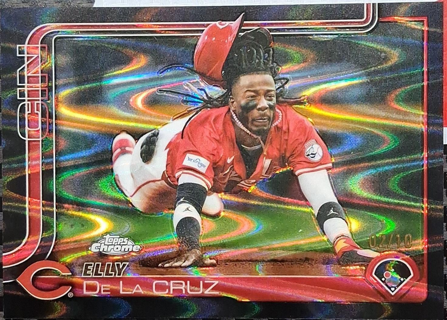 Elly De La Cruz [Black Lava Refractor] #USC189