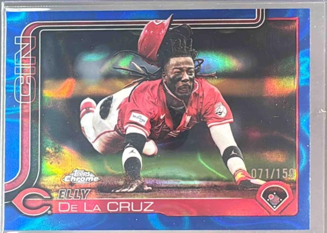 Elly De La Cruz [Blue Lava Refractor] #USC189