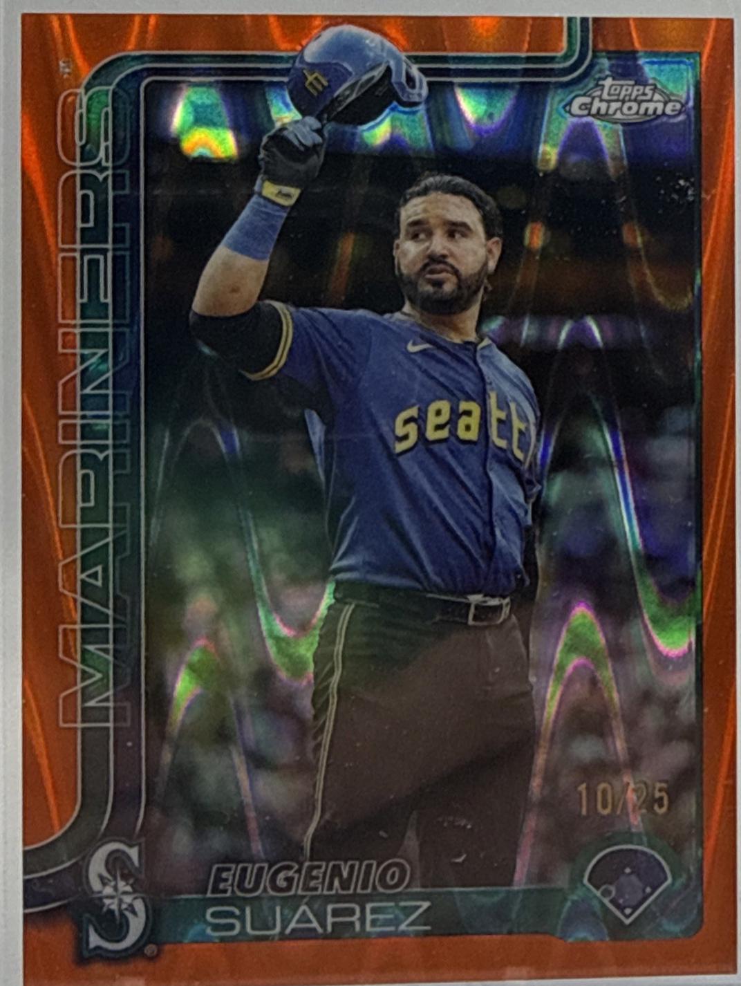 Eugenio Suarez [Orange Lava Refractor] #USC125