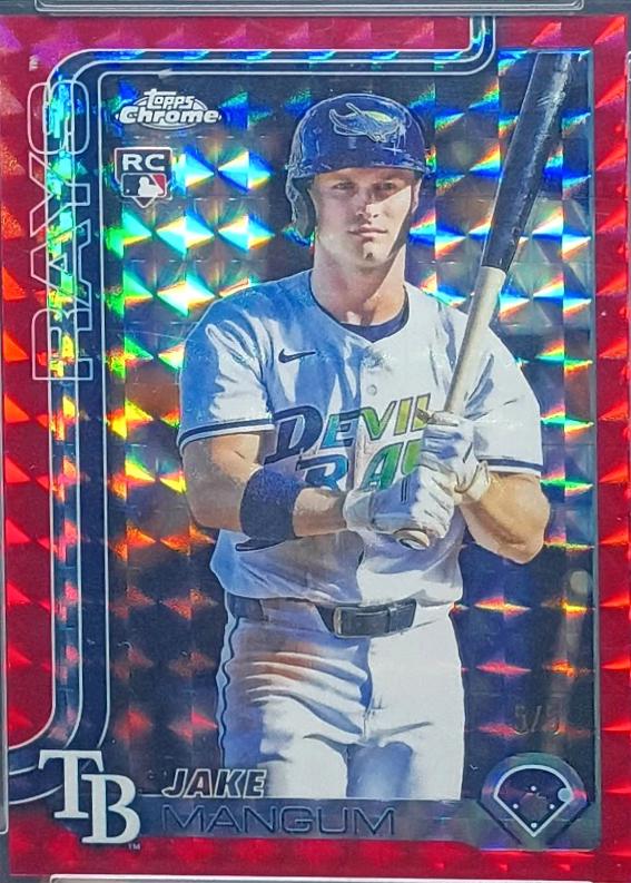 Jake Mangum [Red Geometric Refractor] #USC176