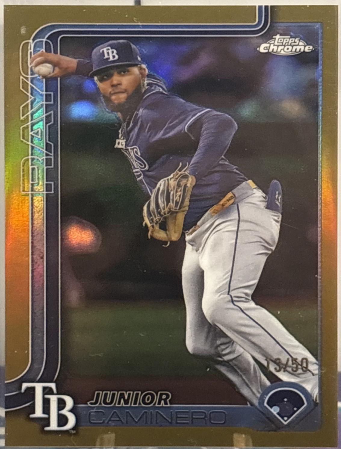 Junior Caminero [Gold Refractor] #USC109